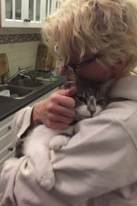 Isabelle used to spit. Now she loves cuddles